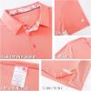 imageMens Polo Shirts Short Casual Solid Stylish Dry Fit Performance Designed Collared Golf Polo Shirts for MenCranberry
