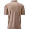 imageMens Polo Shirts Short Casual Solid Stylish Dry Fit Performance Designed Collared Golf Polo Shirts for MenDark Khaki
