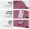 imageMens Polo Shirts Short Casual Solid Stylish Dry Fit Performance Designed Collared Golf Polo Shirts for MenPink Blue Stripe