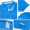 imageMens Polo Shirts Short Casual Solid Stylish Dry Fit Performance Designed Collared Golf Polo Shirts for MenSky Blue