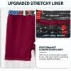 imageMens Swim Trunks with Compression Liner 9quot Builtin Board Shorts 2 in 1 Quick Dry Bathing Suits with Zipper Pockets1776 Flag