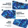 imageMens Swim Trunks with Compression Liner 9quot Builtin Board Shorts 2 in 1 Quick Dry Bathing Suits with Zipper PocketsBlue Camo