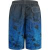imageMens Swim Trunks with Compression Liner 9quot Builtin Board Shorts 2 in 1 Quick Dry Bathing Suits with Zipper PocketsBlue Gradient Leaves