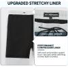 imageMens Swim Trunks with Compression Liner 9quot Builtin Board Shorts 2 in 1 Quick Dry Bathing Suits with Zipper PocketsGradient Palm