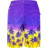 imageMens Swim Trunks with Compression Liner 9quot Builtin Board Shorts 2 in 1 Quick Dry Bathing Suits with Zipper PocketsStarry Sky Palm Tree
