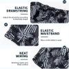 imageMens Swim Trunks with Compression Liner 9quot Builtin Board Shorts 2 in 1 Quick Dry Bathing Suits with Zipper PocketsVintage Black Flag