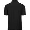 imageMens Short Sleeve Polo Shirt Stretch Solid Performance Golf Shirts Moisture Wicking Athletic Casual Collared TShirtBlack