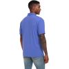 imageMens Short Sleeve Polo Shirt Stretch Solid Performance Golf Shirts Moisture Wicking Athletic Casual Collared TShirtBlue
