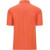 imageMens Short Sleeve Polo Shirt Stretch Solid Performance Golf Shirts Moisture Wicking Athletic Casual Collared TShirtOrange
