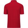 imageMens Short Sleeve Polo Shirt Stretch Solid Performance Golf Shirts Moisture Wicking Athletic Casual Collared TShirtRed