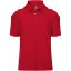 imageMens Short Sleeve Polo Shirt Stretch Solid Performance Golf Shirts Moisture Wicking Athletic Casual Collared TShirtRed