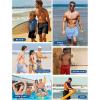 imageLzzidou Mens Swim Trunks 5 Inch with Mesh Lining Quick Dry Bathing Suit Board Shorts SwimsuitRed