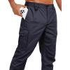 imageLzzidou Mens Tactical Cargo Pants Ripstop Lightweight Work Pants Water Resistant Outdoor Hiking Pants with Multi PocketsNavy