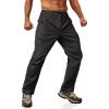 imageLzzidou Mens Tactical Cargo Pants Ripstop Lightweight Work Pants Water Resistant Outdoor Hiking Pants with Multi PocketsBlack