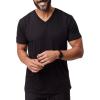 imageFresh Clean Threads Mens TShirts V Neck Premium Basic Short Sleeve Tees  Fitted Style Ultra Soft TagFree ComfortBlack 1 Pack