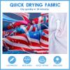 imageFT FENTENG Mens Hawaiian Shirts Regular Fit Short Sleeve Casual Button Down Summer Tropical Beach ShirtsDinosaur Flag