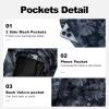 imageFT FENTENG Mens Swim Trunks with Compression Liner 9quot Board Shorts 2 in 1 Quick Dry Beach Swimwear Bathing Suits for MenBlack Skull