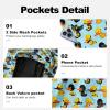 imageFT FENTENG Mens Swim Trunks with Compression Liner 9quot Board Shorts 2 in 1 Quick Dry Beach Swimwear Bathing Suits for MenPirate Duckc