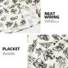 imageFT FENTENG Mens Casual Button Down Shirts Regular Fit Short Sleeve Hawaiian Shirt for MenDinosaur
