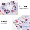 imageFT FENTENG Mens Casual Button Down Shirts Regular Fit Short Sleeve Hawaiian Shirt for MenHorse Racing