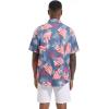 imageFT FENTENG Mens Casual Button Down Shirts Regular Fit Short Sleeve Hawaiian Shirt for MenNavy Usa Flag