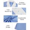 imageWomens Vintage Bowling Shirts 1950s Short Sleeve Button Up 50s Retro Outfits Sock Hop CostumeBlue