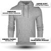 imageFresh Clean Threads Pullover Hoodies for Men  Pre Shrunk Soft Fitted Premium Classic Fit  Cotton Poly Mens Hoodie