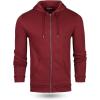 imageFresh Clean Threads Pullover Full Zip Hoodies for Men  Pre Shrunk Soft Fitted Premium Classic Fit  Cotton Poly Mens Hoodie