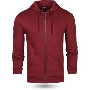 imageFresh Clean Threads Pullover Full Zip Hoodies for Men  Pre Shrunk Soft Fitted Premium Classic Fit  Cotton Poly Mens Hoodie