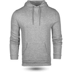 imageFresh Clean Threads Pullover Hoodies for Men  Pre Shrunk Soft Fitted Premium Classic Fit  Cotton Poly Mens Hoodie