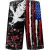 imageFT FENTENG Mens Swim Trunks Quick Dry Board Shorts with Mesh Lining Breathable Surf Beach Shorts Swimwear Bathing Suits1776 Usa Flag