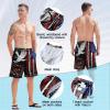 imageFT FENTENG Mens Swim Trunks Quick Dry Board Shorts with Mesh Lining Breathable Surf Beach Shorts Swimwear Bathing Suits1776 Usa Flag