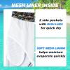 imageFT FENTENG Mens Swim Trunks Quick Dry Board Shorts with Mesh Lining Breathable Surf Beach Shorts Swimwear Bathing Suits80s Dinosaur
