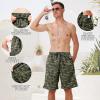 imageFT FENTENG Mens Swim Trunks Quick Dry Board Shorts with Mesh Lining Breathable Surf Beach Shorts Swimwear Bathing SuitsArmy Camo
