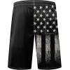 imageFT FENTENG Mens Swim Trunks Quick Dry Board Shorts with Mesh Lining Breathable Surf Beach Shorts Swimwear Bathing SuitsBlack American Flag2