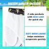 imageFT FENTENG Mens Swim Trunks Quick Dry Board Shorts with Mesh Lining Breathable Surf Beach Shorts Swimwear Bathing SuitsBlack Banana1