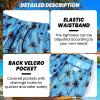 imageFT FENTENG Mens Swim Trunks Quick Dry Board Shorts with Mesh Lining Breathable Surf Beach Shorts Swimwear Bathing SuitsBlue Coconut5