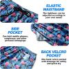 imageFT FENTENG Mens Swim Trunks Quick Dry Board Shorts with Mesh Lining Breathable Surf Beach Shorts Swimwear Bathing SuitsBlue Leaf Flamingo1