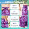 imageFT FENTENG Mens Swim Trunks Quick Dry Board Shorts with Mesh Lining Breathable Surf Beach Shorts Swimwear Bathing SuitsBlue Purple Bra