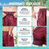 imageFT FENTENG Mens Swim Trunks Quick Dry Board Shorts with Mesh Lining Breathable Surf Beach Shorts Swimwear Bathing SuitsBurgundy Flag20