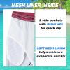 imageFT FENTENG Mens Swim Trunks Quick Dry Board Shorts with Mesh Lining Breathable Surf Beach Shorts Swimwear Bathing SuitsBurgundy Flag20