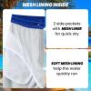 imageFT FENTENG Mens Swim Trunks Quick Dry Board Shorts with Mesh Lining Breathable Surf Beach Shorts Swimwear Bathing SuitsDuck Navy13