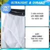 imageFT FENTENG Mens Swim Trunks Quick Dry Board Shorts with Mesh Lining Breathable Surf Beach Shorts Swimwear Bathing SuitsGradient Leaf12