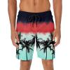 imageFT FENTENG Mens Swim Trunks Quick Dry Board Shorts with Mesh Lining Breathable Surf Beach Shorts Swimwear Bathing SuitsGradient Trees21