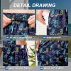 imageFT FENTENG Mens Swim Trunks Quick Dry Board Shorts with Mesh Lining Breathable Surf Beach Shorts Swimwear Bathing SuitsNeon Skull Palm