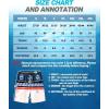 imageFT FENTENG Mens Swim Trunks Quick Dry Board Shorts with Mesh Lining Breathable Surf Beach Shorts Swimwear Bathing SuitsOcean Style10