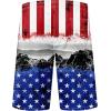 imageFT FENTENG Mens Swim Trunks Quick Dry Board Shorts with Mesh Lining Breathable Surf Beach Shorts Swimwear Bathing SuitsPatriotic Usa Flaga