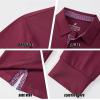 imageMens Polo Shirts Short Sleeve Casual Solid Stylish Dry Fit Performance Designed Collared Golf Polo Shirts for MenBordeaux Redlong