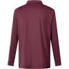 imageMens Polo Shirts Short Sleeve Casual Solid Stylish Dry Fit Performance Designed Collared Golf Polo Shirts for MenBordeaux Redlong