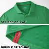 imageMens Polo Shirts Short Sleeve Casual Solid Stylish Dry Fit Performance Designed Collared Golf Polo Shirts for MenGreen Stripe